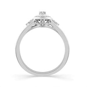 Diamond Fashion Ring 0.17 ct tw 10k White Gold