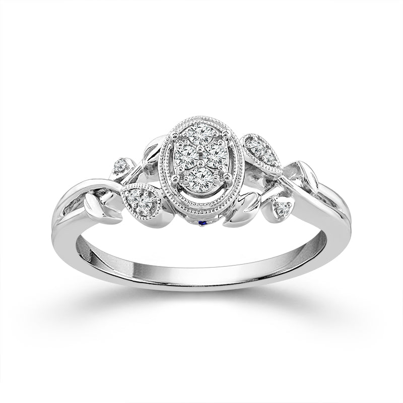 Diamond Fashion Ring 0.1 ct tw Silver