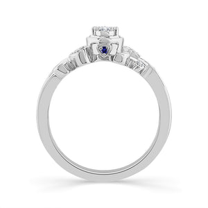 Diamond Fashion Ring 0.1 ct tw Silver