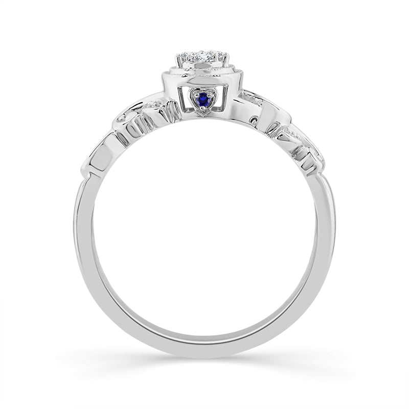 Diamond Fashion Ring 0.1 ct tw Silver