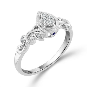 Diamond Fashion Ring 0.1 ct tw Silver