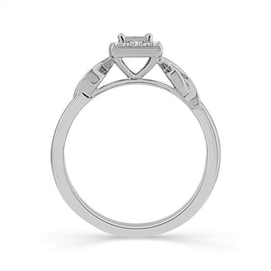 Diamond Fashion Ring 0.13 ct tw 10k White Gold