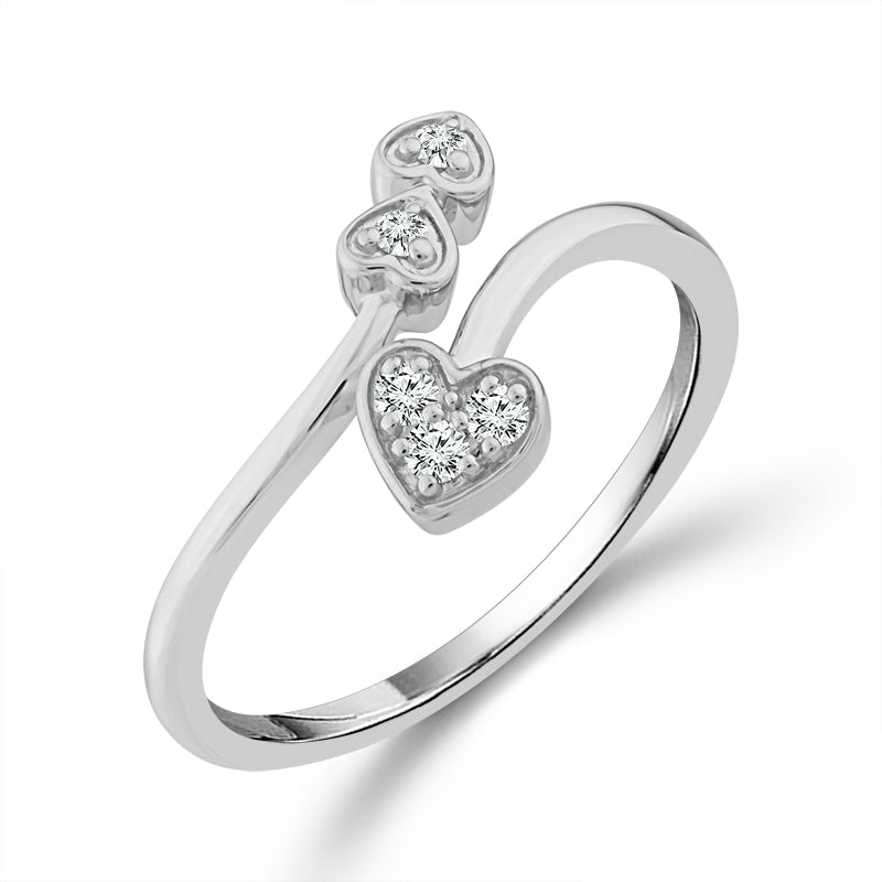 Diamond Fashion Ring 0.07 ct tw 10k White Gold