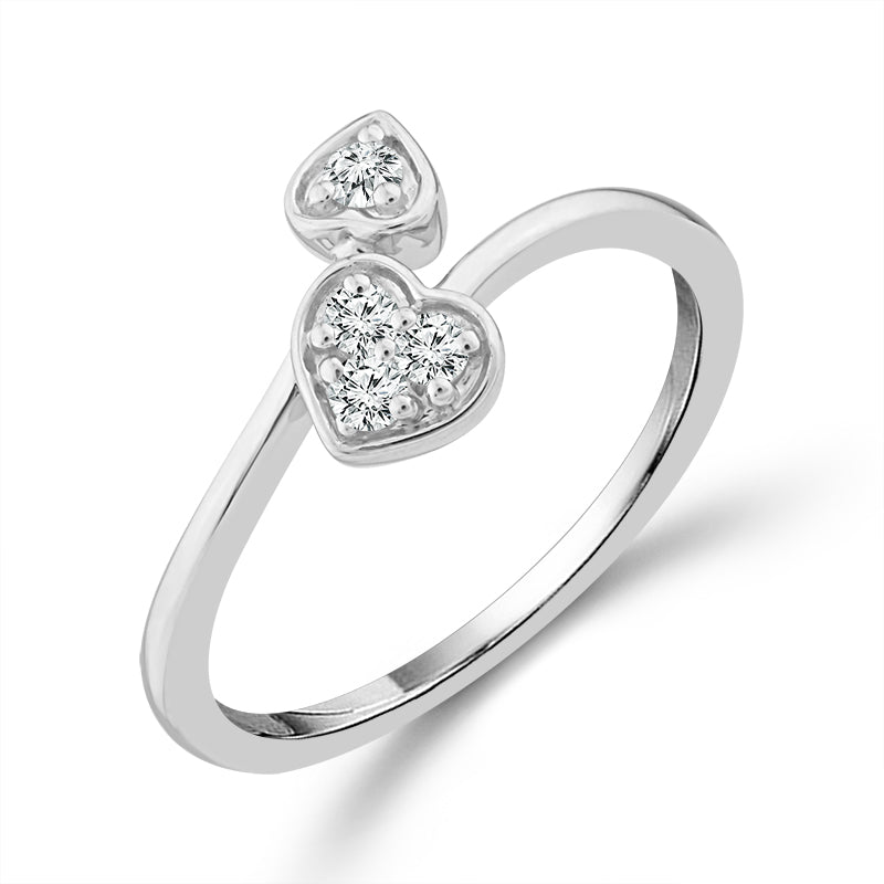 Diamond Fashion Ring 0.13 ct tw 10k White Gold