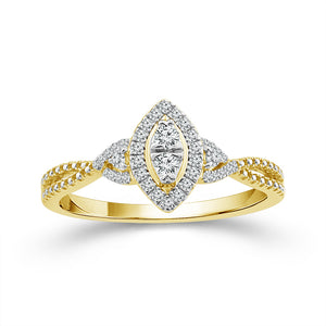 Diamond Fashion Ring 0.17 ct tw 10k White Gold