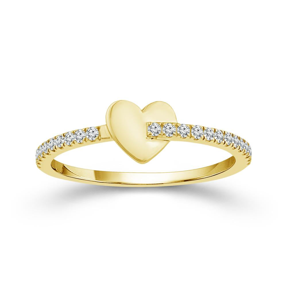 Diamond Fashion Ring 0.17 ct tw 10k Yellow Gold