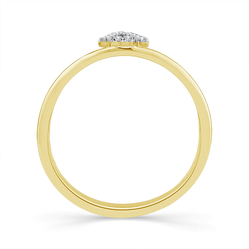 Diamond Fashion Ring 0.05 ct tw 10k Yellow Gold