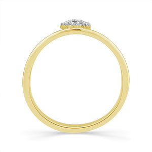 Diamond Fashion Ring 0.05 ct tw 10k Yellow Gold