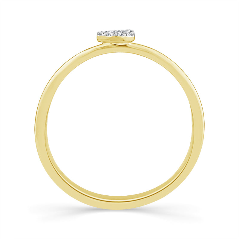 Diamond Fashion Ring 0.05 ct tw 10k Yellow Gold