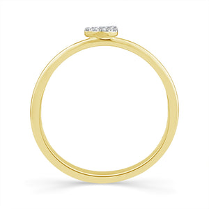 Diamond Fashion Ring 0.05 ct tw 10k Yellow Gold