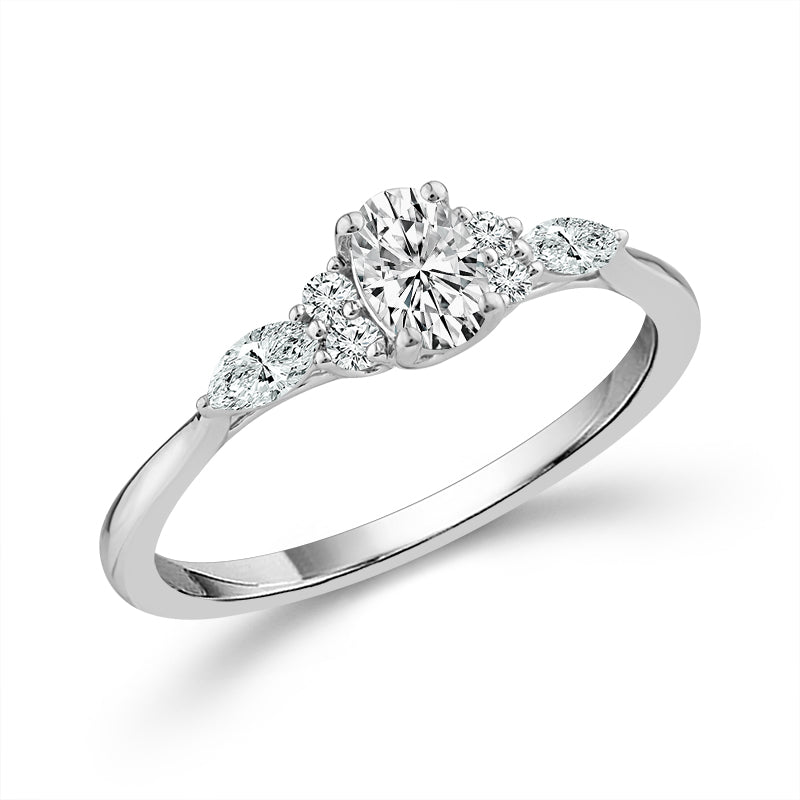 Diamond Fashion Ring 0.50 ct tw 14k White Gold