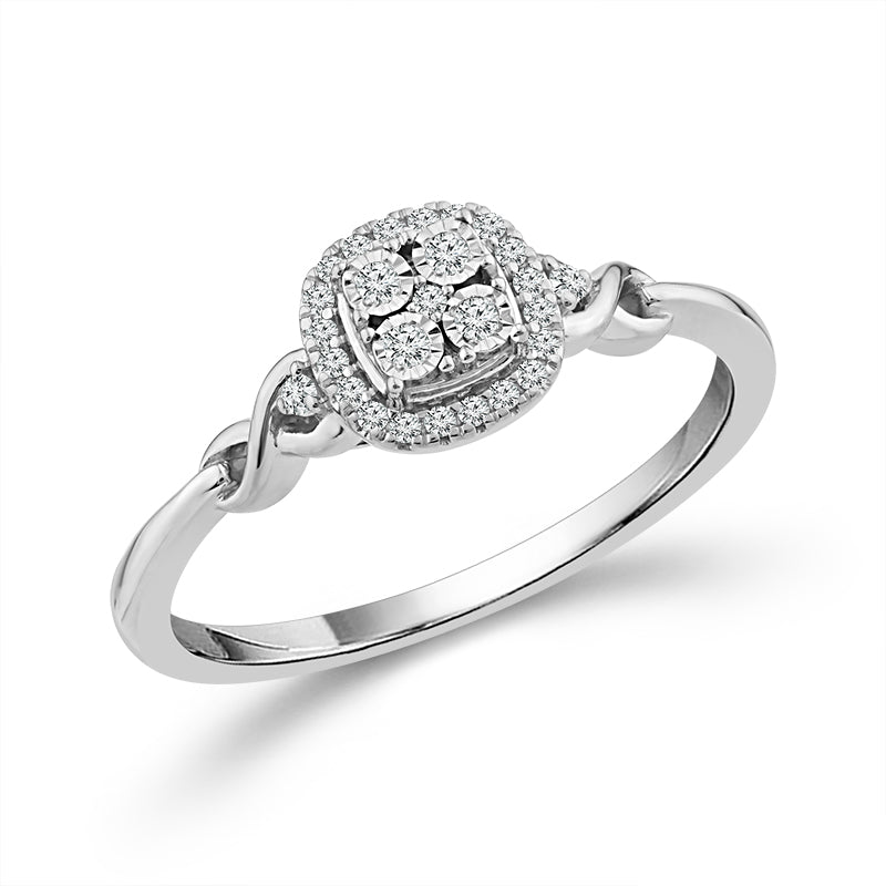 Diamond Fashion Ring 0.10 ct tw 10k Yellow Gold
