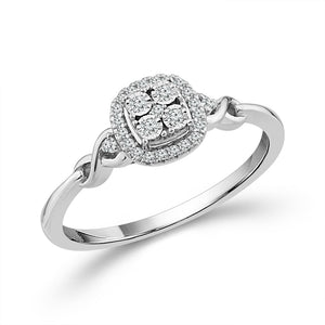 Diamond Fashion Ring 0.10 ct tw 10k Yellow Gold