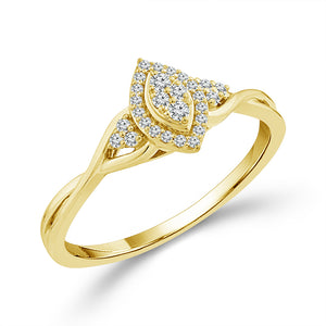 Diamond Fashion Ring 0.13 ct tw 10k Yellow Gold