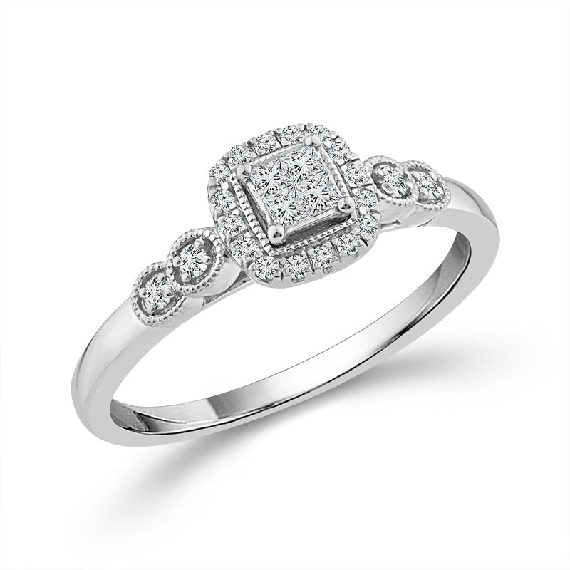 Diamond Fashion Ring 0.20 ct tw 10k Yellow Gold