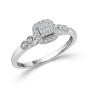 Diamond Fashion Ring 0.20 ct tw 10k Yellow Gold