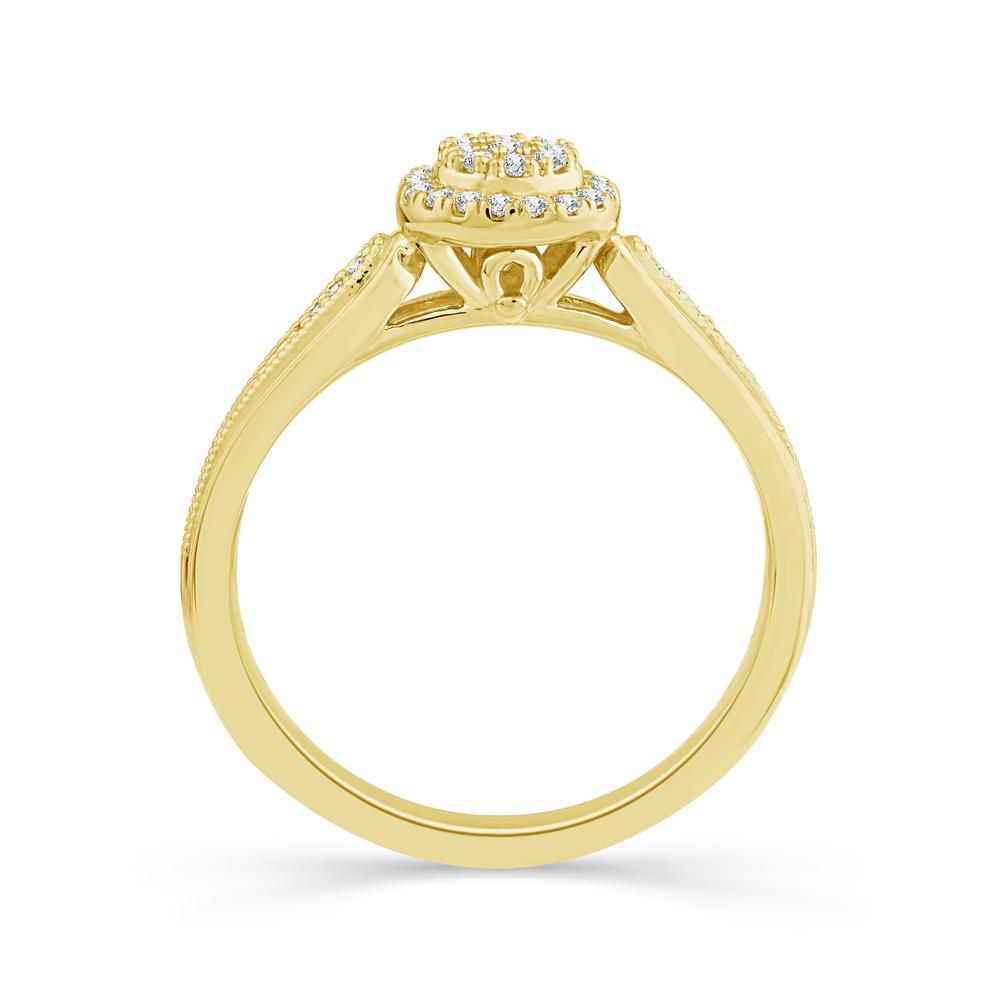 Diamond Fashion Ring 0.17 ct tw 10k Yellow Gold