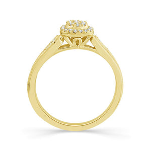 Diamond Fashion Ring 0.17 ct tw 10k Yellow Gold