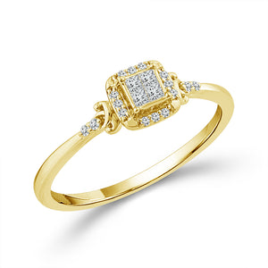 Diamond Fashion Ring 0.13 ct tw 10k Yellow Gold