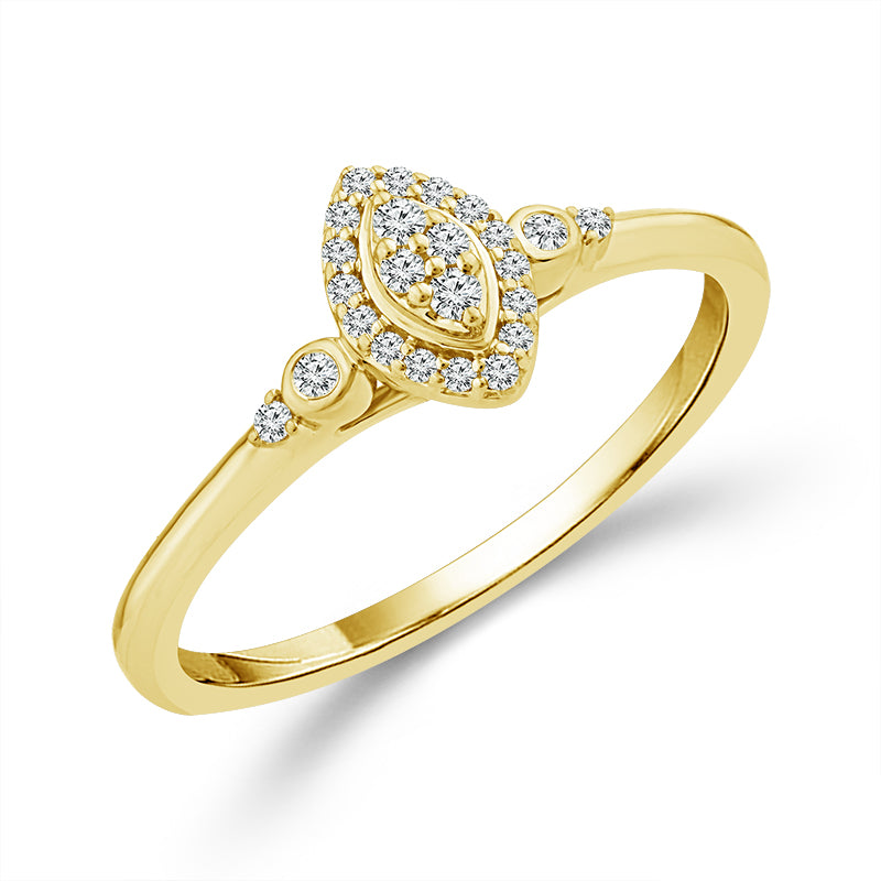 Diamond Fashion Ring 0.10 ct tw 10k White Gold
