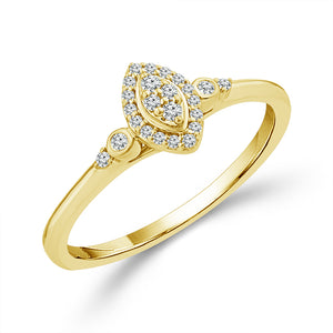 Diamond Fashion Ring 0.10 ct tw 10k White Gold
