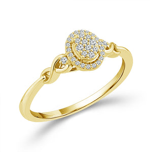 Diamond Fashion Ring 0.10 ct tw 10k Yellow Gold