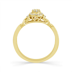 Diamond Fashion Ring 0.10 ct tw 10k Yellow Gold