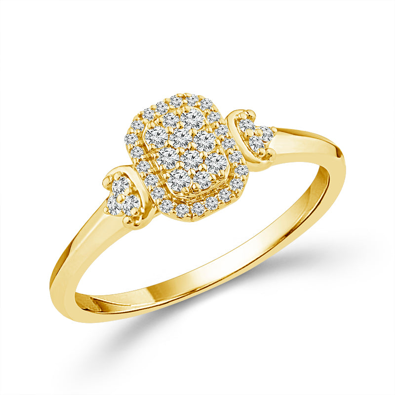 Diamond Fashion Ring 0.17 ct tw 10k Yellow Gold