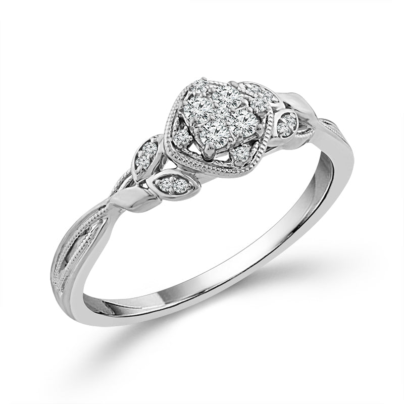Diamond Fashion Ring 0.13 ct tw 10k Yellow Gold