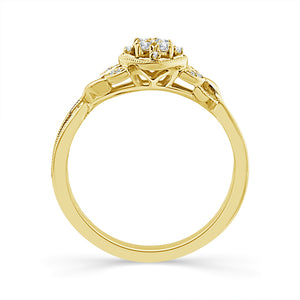 Diamond Fashion Ring 0.13 ct tw 10k Yellow Gold