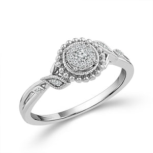 Diamond Fashion Ring 0.10 ct tw 10k Yellow Gold