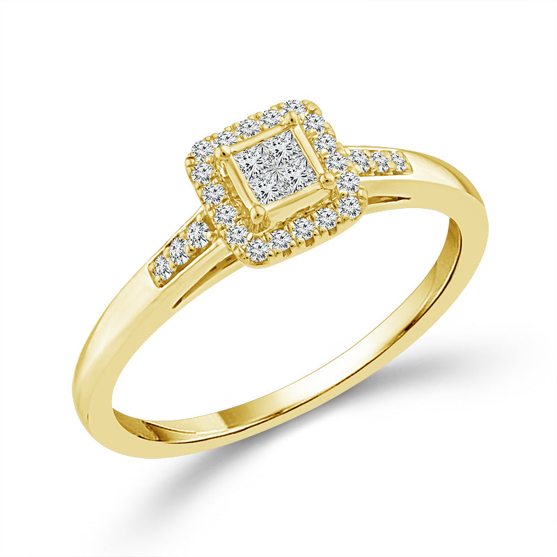 Diamond Fashion Ring 0.20 ct tw 10k Yellow Gold