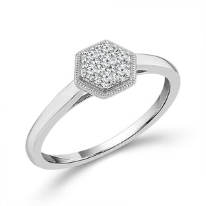 Diamond Fashion Ring 0.17 ct tw 10k Yellow Gold