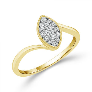 Diamond Fashion Ring 0.20 ct tw 10k Yellow Gold