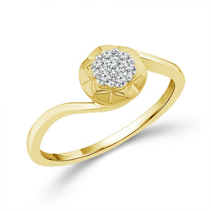 Diamond Fashion Ring 0.13 ct tw 10k Yellow Gold