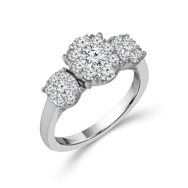 Diamond Engagement Ring 1 ct tw 14k White Gold