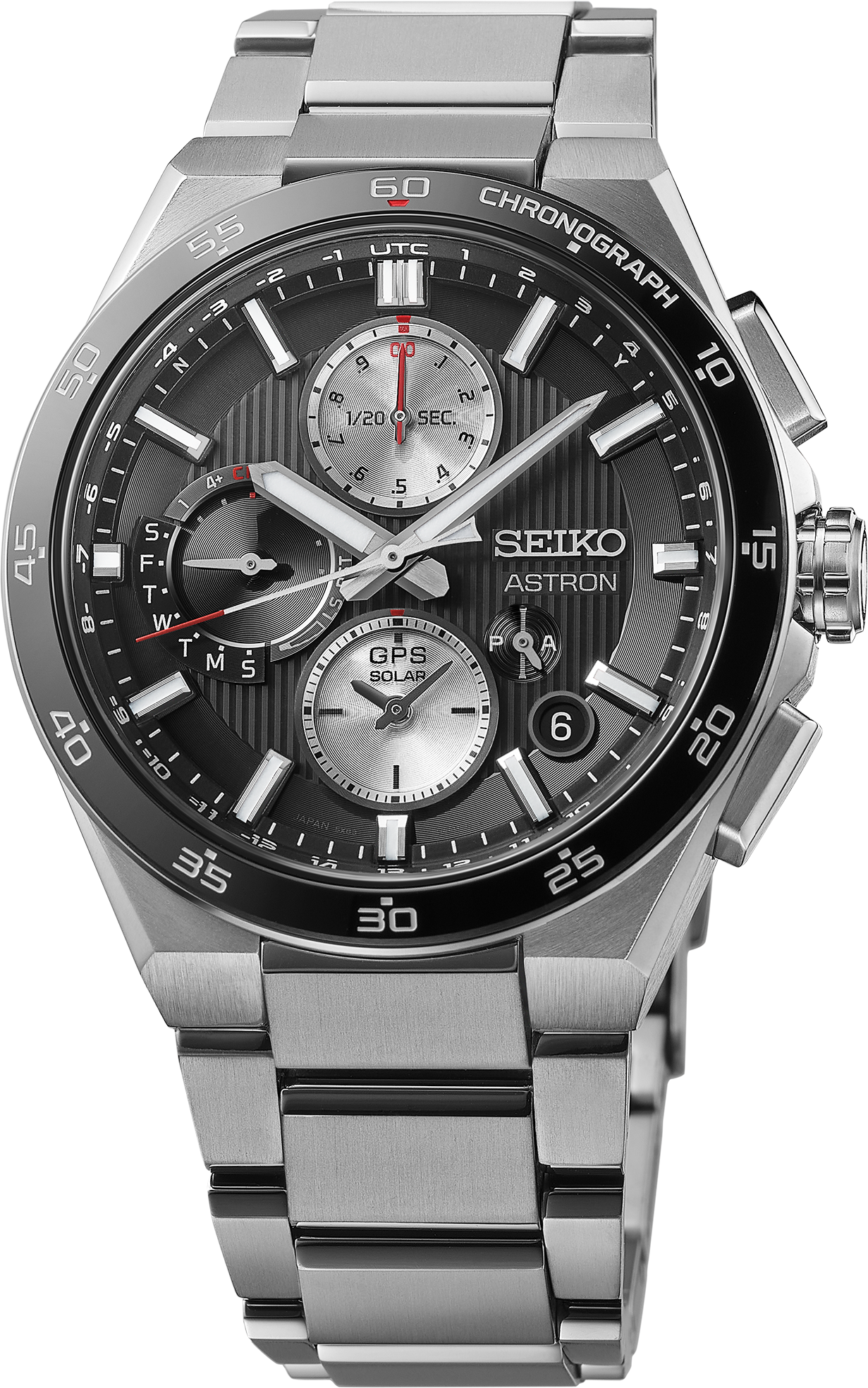 Seiko Astron Gps Solar Dual-Time Chronogragph - SSH151 - image 1