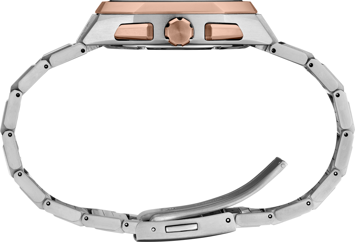 SSJ014 Seiko Solar GPS crown side view