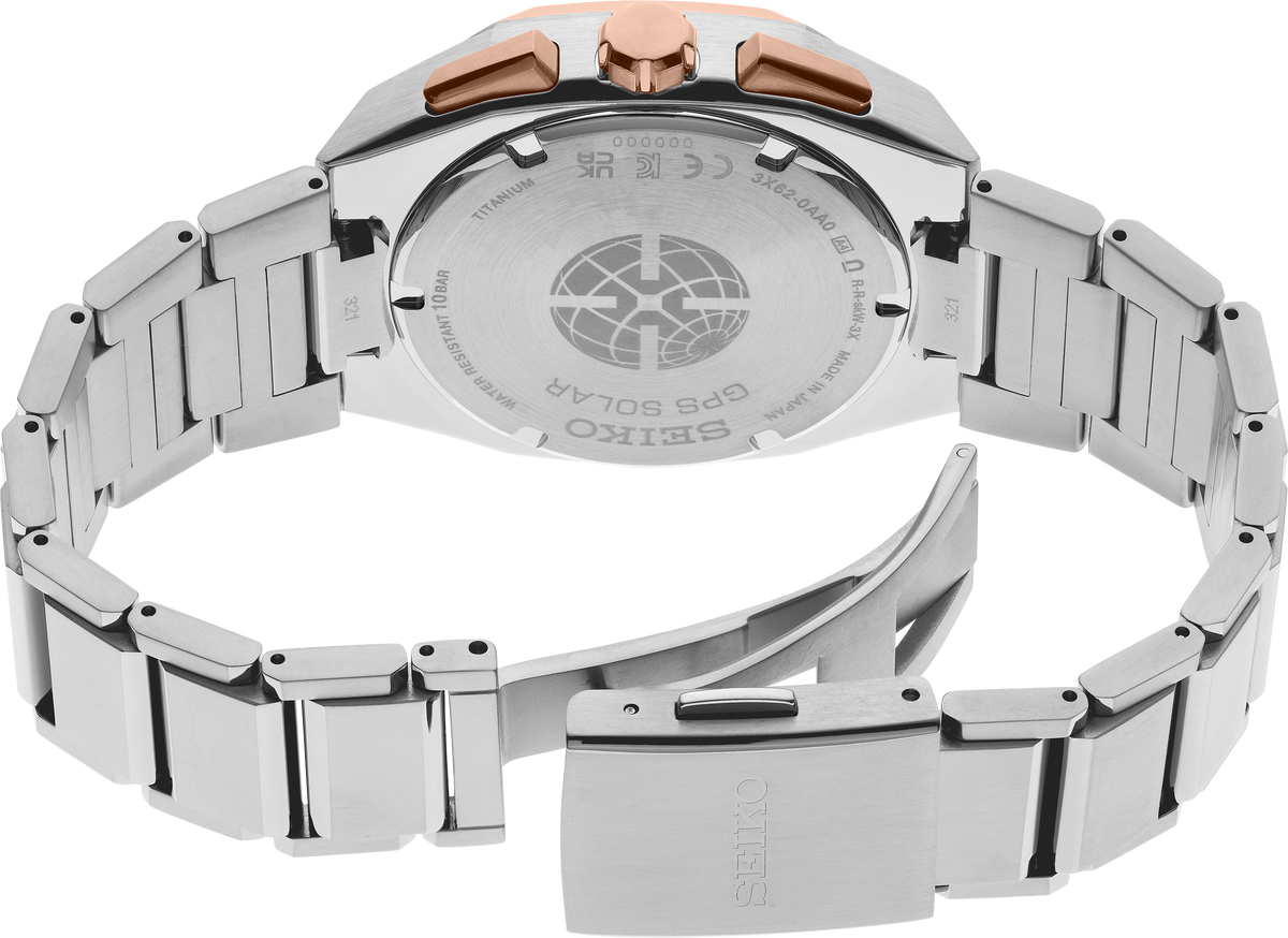 SSJ014 Seiko Solar GPS case back view