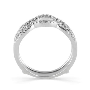 Diamond Enhancer Ring 0.33 ct tw 10k White Gold