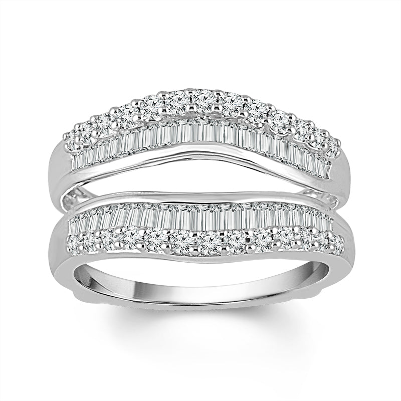 Diamond Enhancer Ring 1 ct tw 14k White Gold