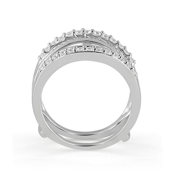 Diamond Enhancer Ring 1 ct tw 14k White Gold