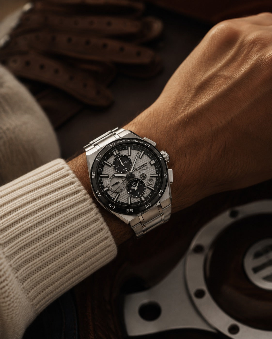 Seiko Astron Gps Solar Dual-Time Chronograph - SSH177 - image 4