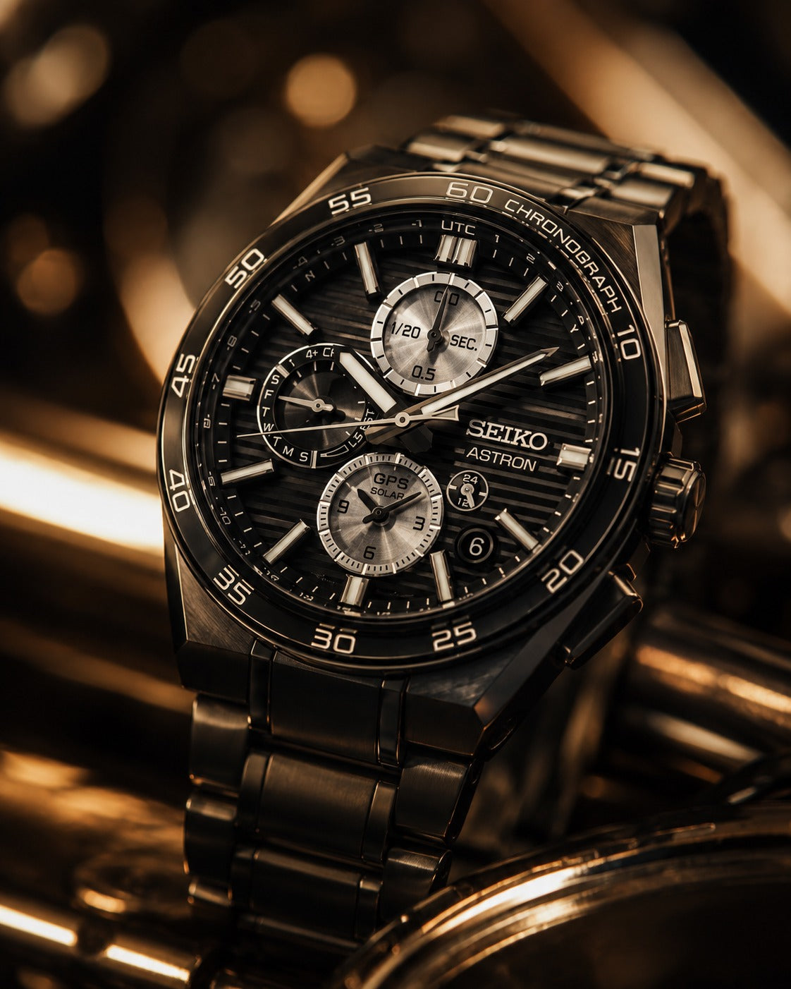 Seiko Astron Gps Solar Dual-Time Chronograph - SSH179 - image 4