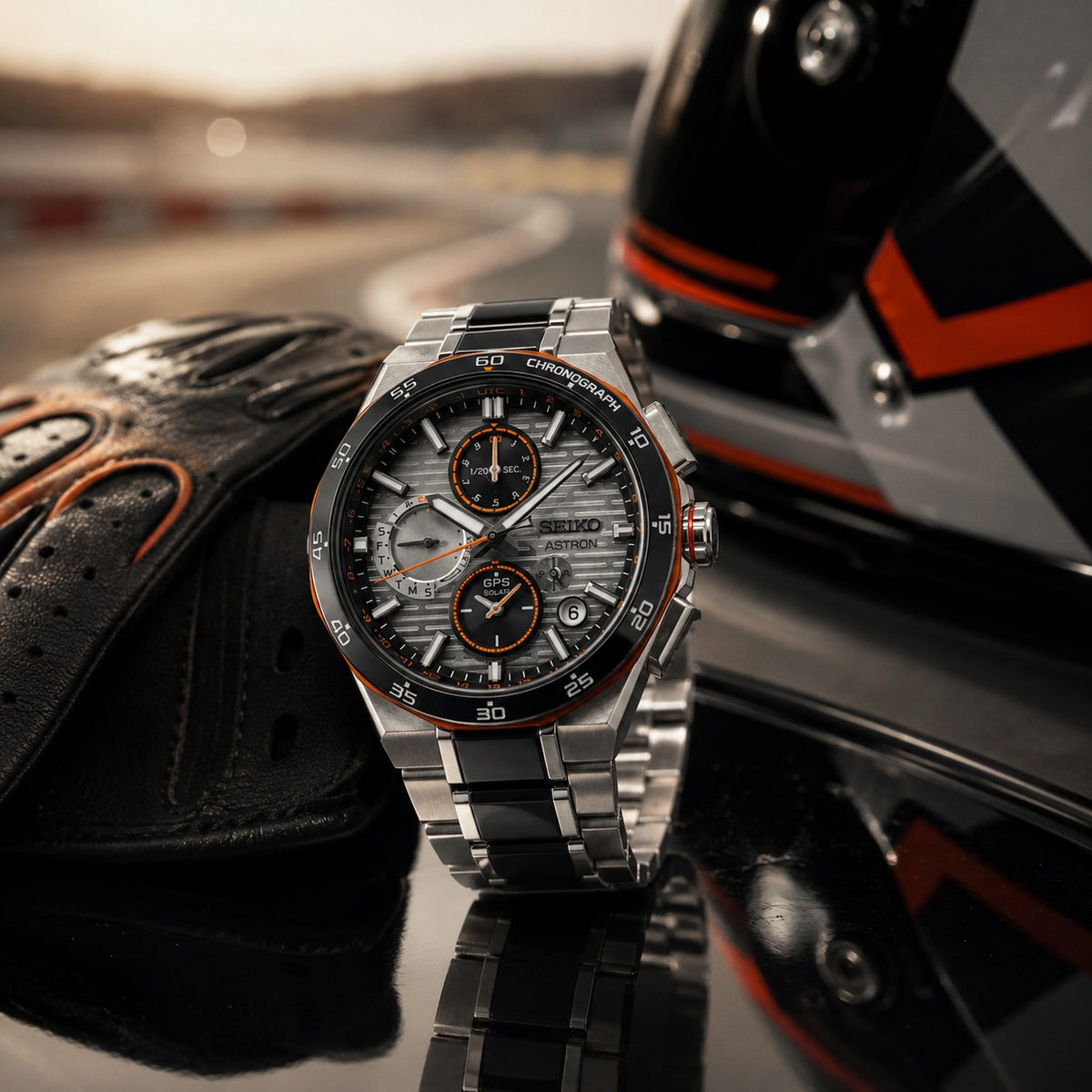 Seiko Astron Gps Solar Dual-Time Chronograph Limited Edition - SSH183 - image 4