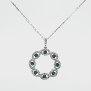 A luxurious Liria Jewelry set crafted in genuine 14K white gold