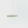 Elegant 14K yellow gold wedding band with 11 round lab-grown diamonds totaling 0.98 CT