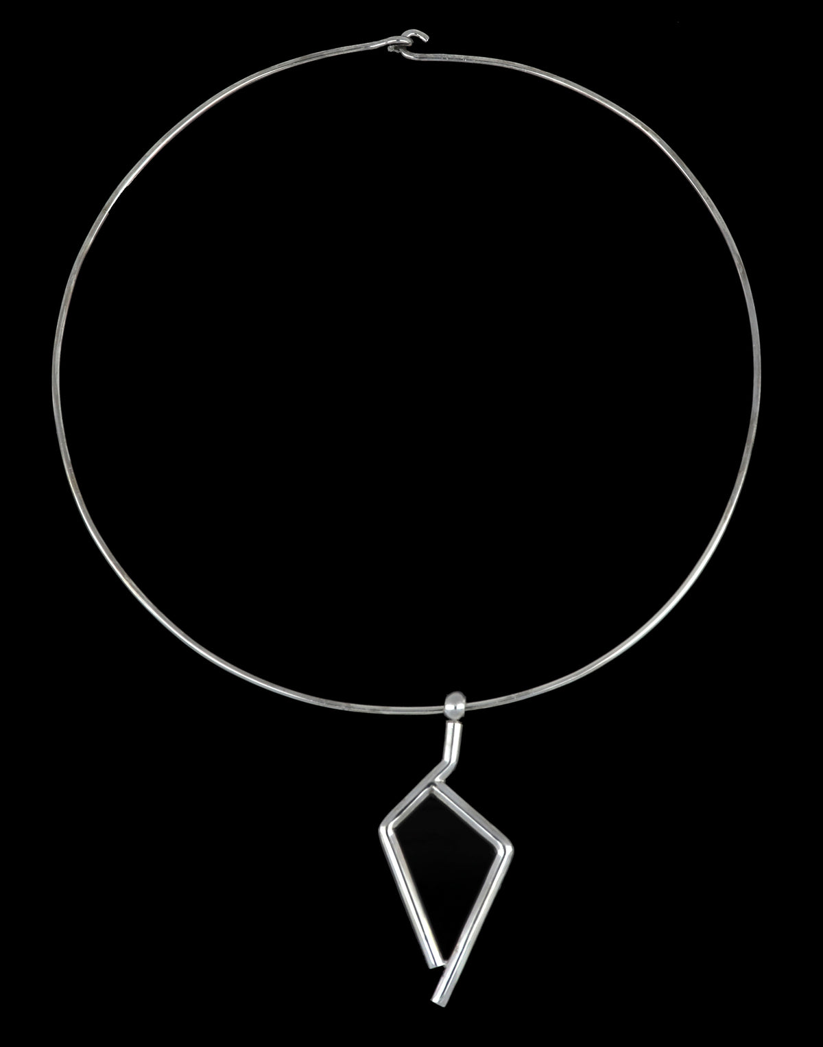 925s Seven Tube Necklace with Pendant