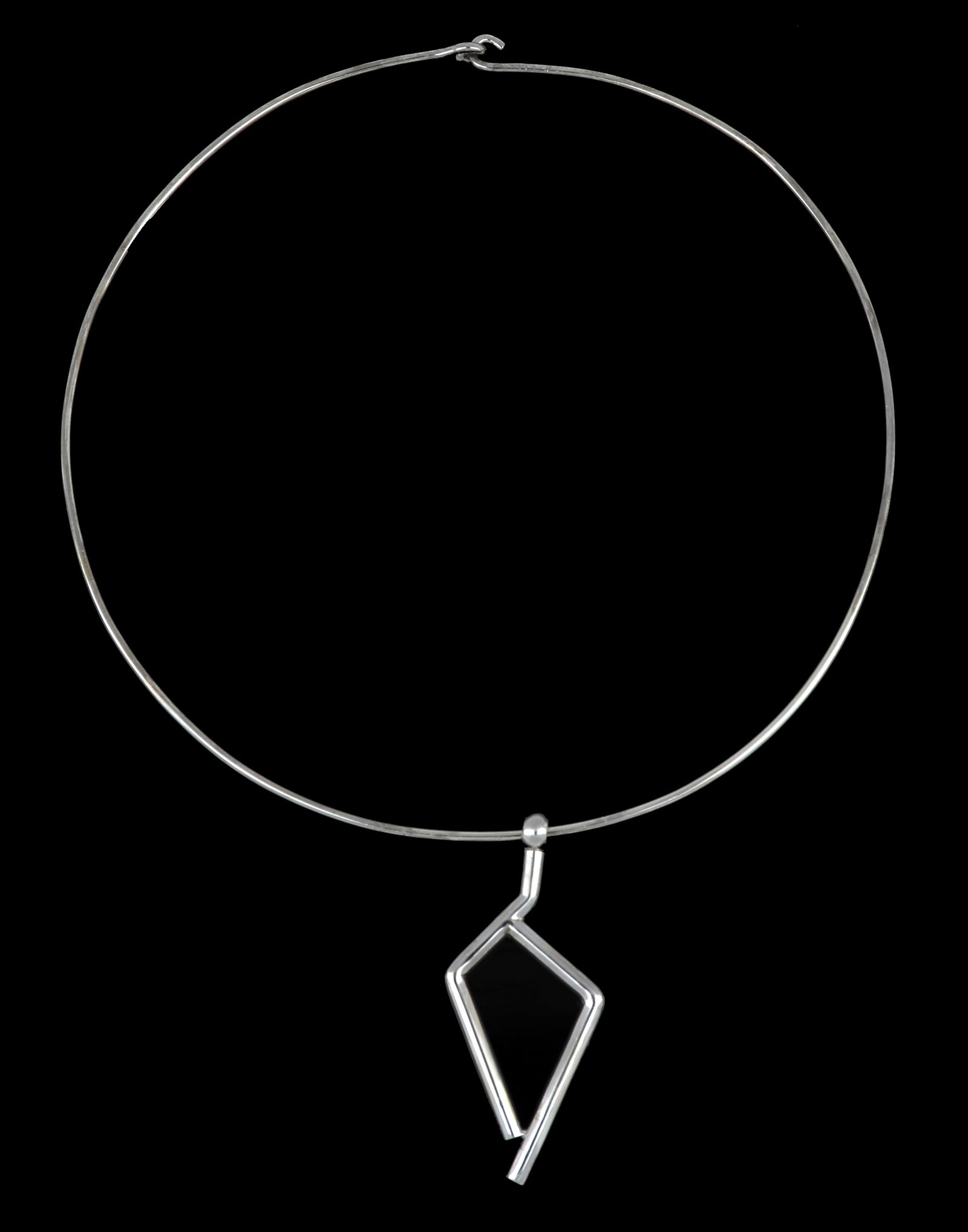 925s Seven Tube Necklace with Pendant