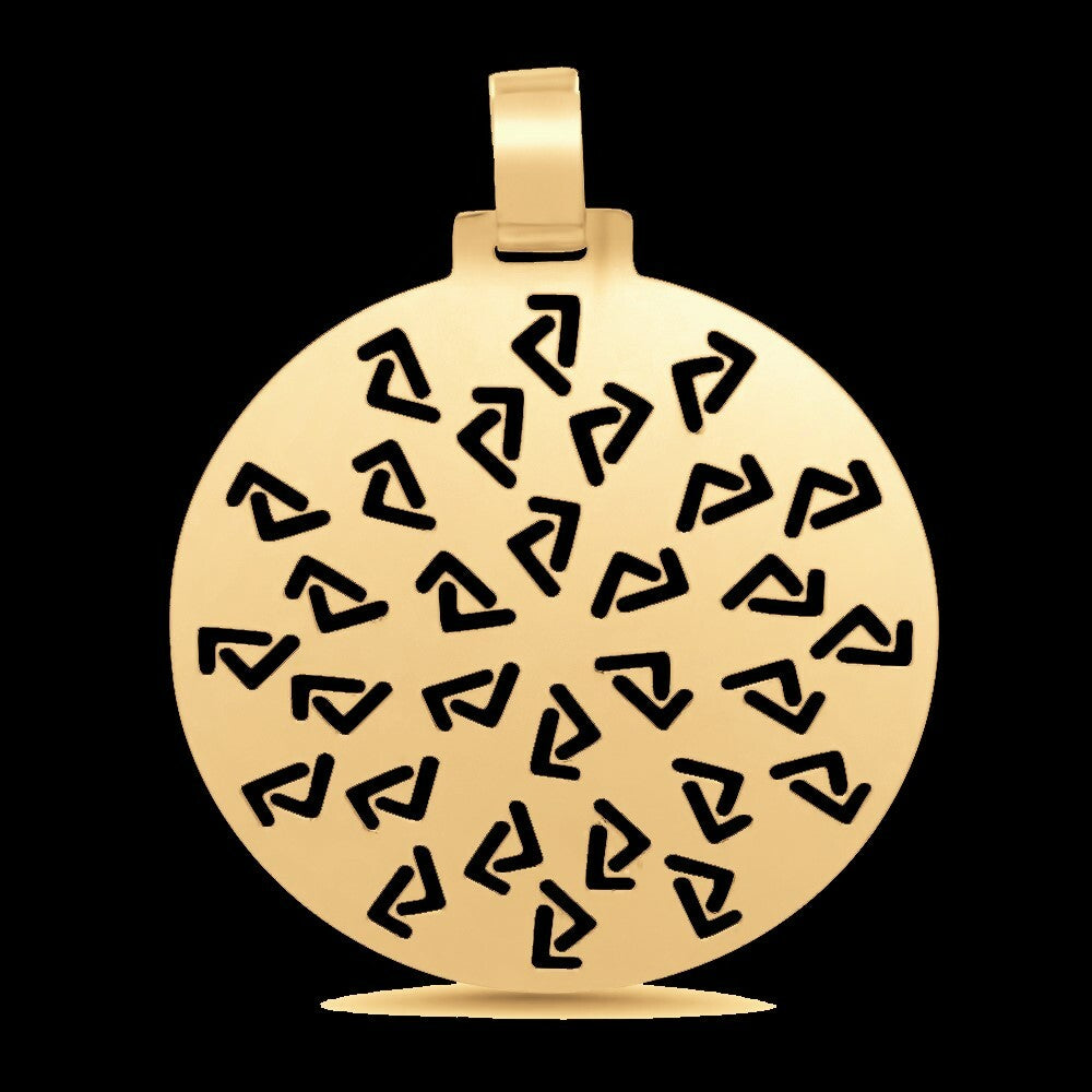 14kyg Seven Medallion